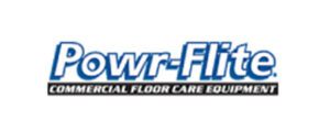 A logo of floor care equipment for commercial floors.